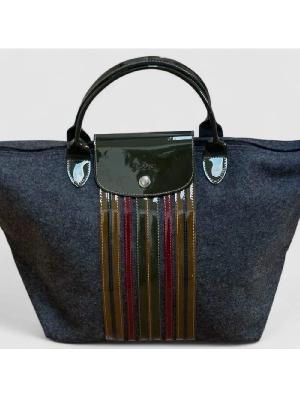 Longchamp Felted Wool Large Bag